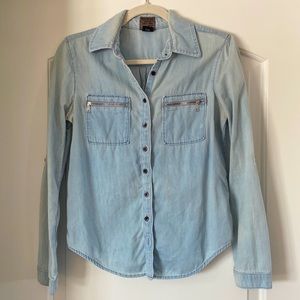 Denim GUESS button up